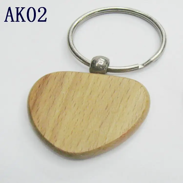 100 шт Новый Модный пустой деревянный самодельный брелок для продвижения/дня