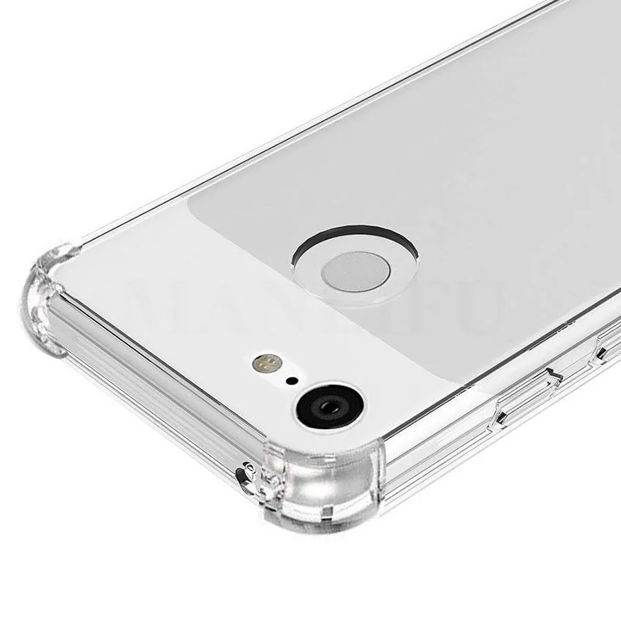 Air Cushion Case Clear Crystal Soft Silicone For Google Pixel 3 XL Silicon TPU Shockproof Full Protection Phone Cover |
