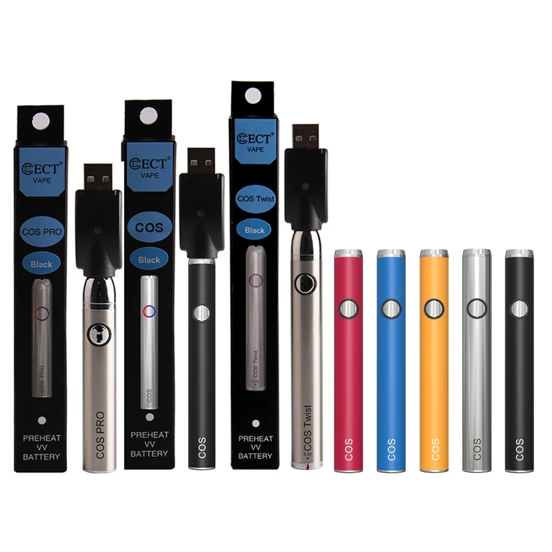 ECT COS батарея 450 мАч электронная сигарета набор батареек 510 нить HGB для Vape ручка