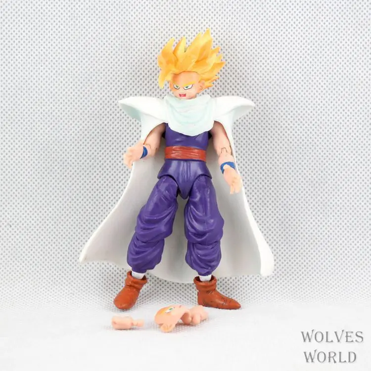 6 шт./компл. Драконий жемчуг Z шарнир подвижные Vegeta Piccolo стволы сон Гохан Гоку ДБЗ