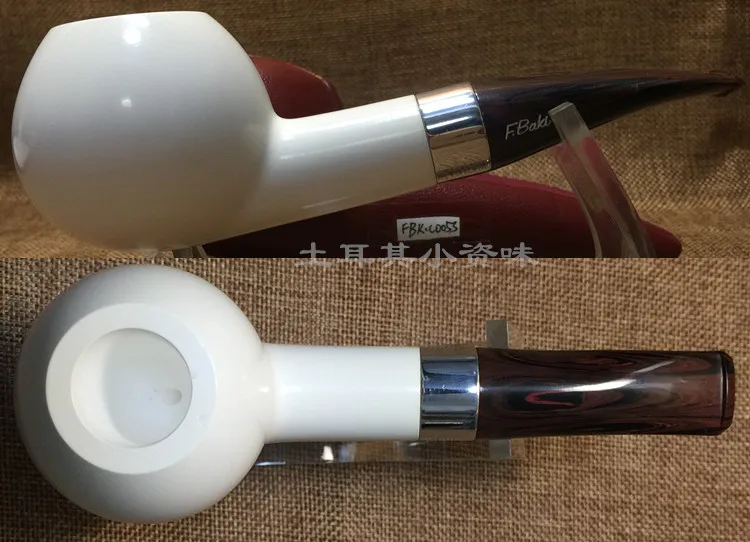FBK. C080 тончайший блок Турецкая Meerschaum труба от master Fikri Baki трубка для курения табака