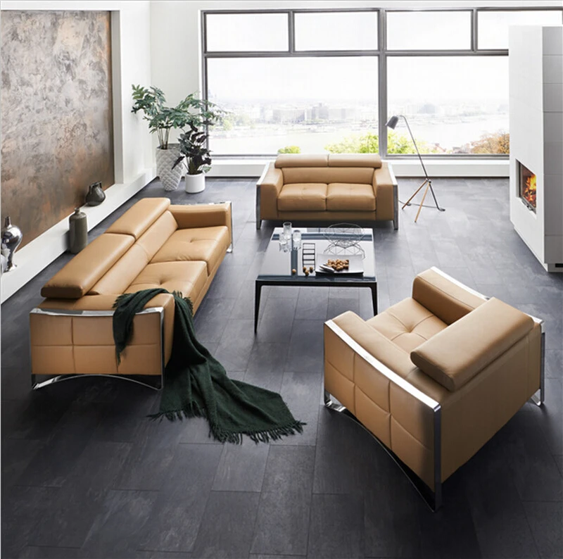 Современный диван кожаный с дизайном для дивана мебель гостиной|design leather sofa|leather