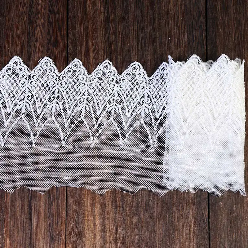 Savica 3y/lot 11cm Embroidery Flower Net Lace Trim DIY Garment Dolls Wedding Wrapping Crafts Sewing Fabric Materials LX340 | Дом и сад