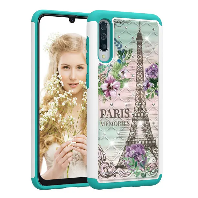 1 Для Coque samsung A50 чехол Galaxy A20 E A202 A205 A 20 50 30 Роскошная Блестящая Глянцевая задняя панель Etui для samsung Galaxy A30 A20 A20E чехол - Цвет: 1