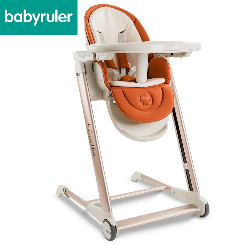 Роскошный тренд для ребенка сидячий стул переносной Высокий детский кормления с