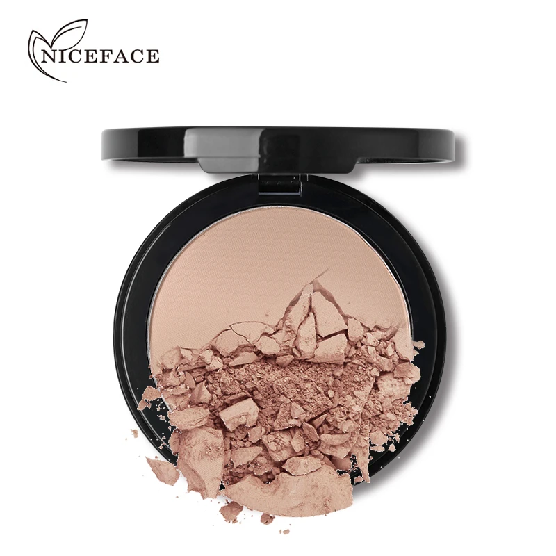 NICEFACE профессиональная пудра для лица матовая отделка долговечная свободная