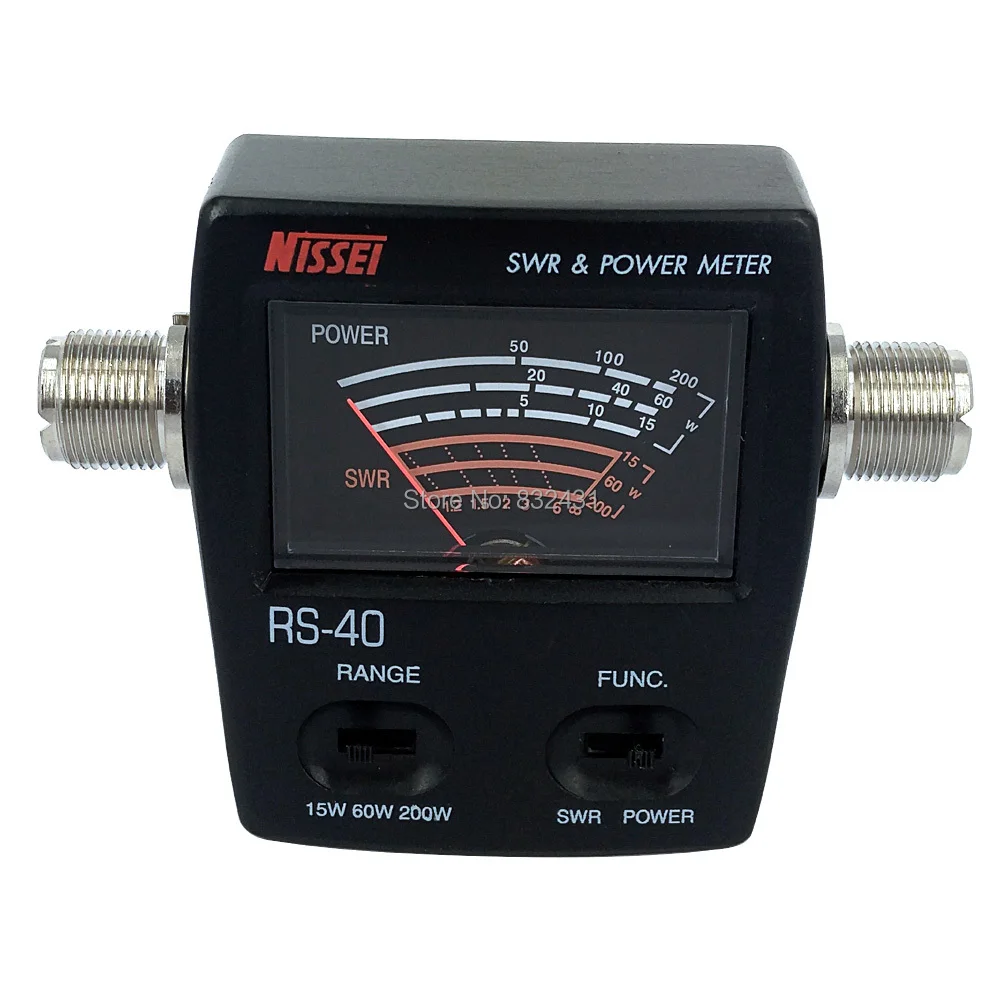 КСВ измеритель мощности RS-40 VHF UHF 144/430 МГц 15 Вт 60 Вт 200 Вт полоса радио стоячие счетчики волны тест портативная рация антенна автомобильное радио