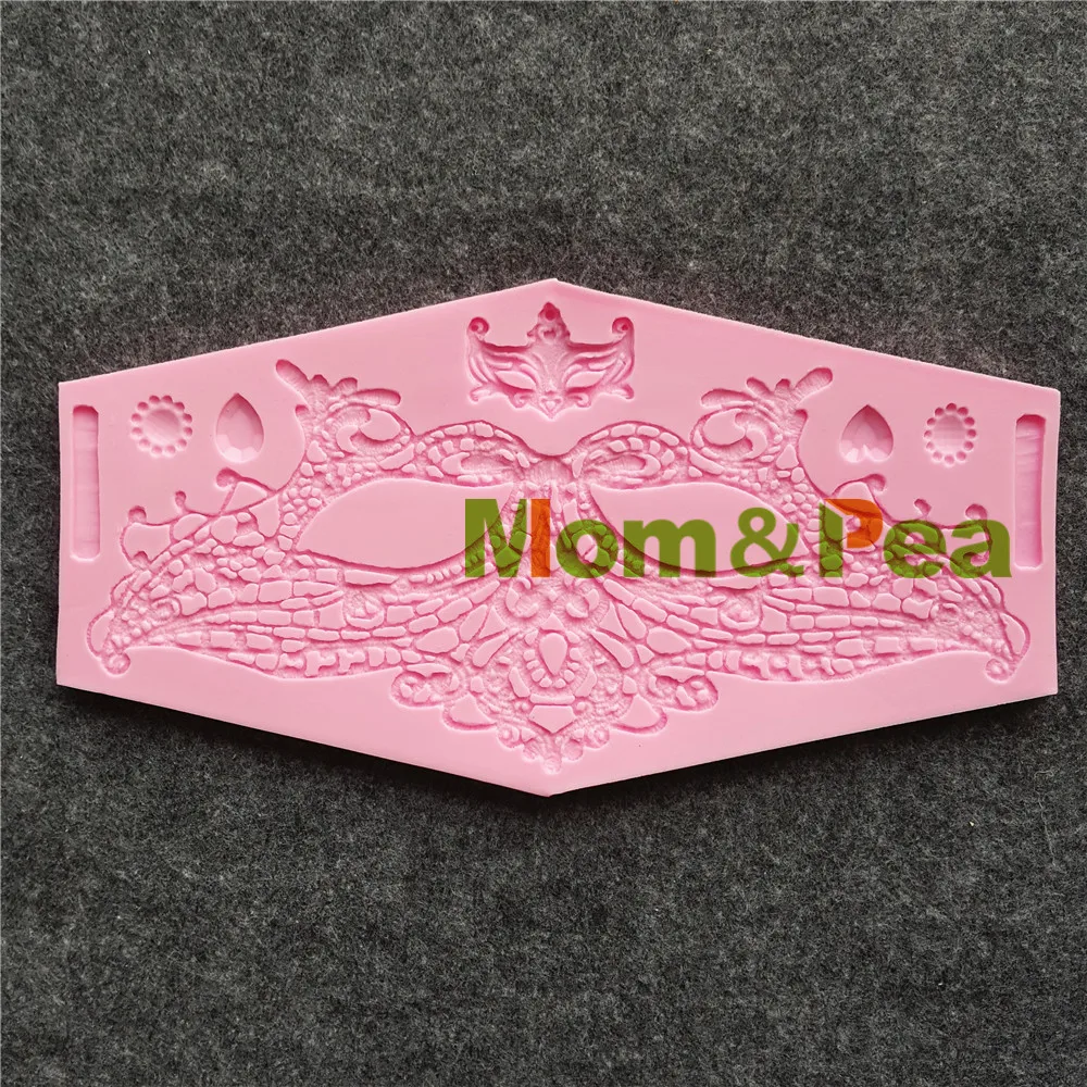 Силиконовая форма с цветочным кружевом Mom & Pea MPA1783 украшение для торта 3D мастики