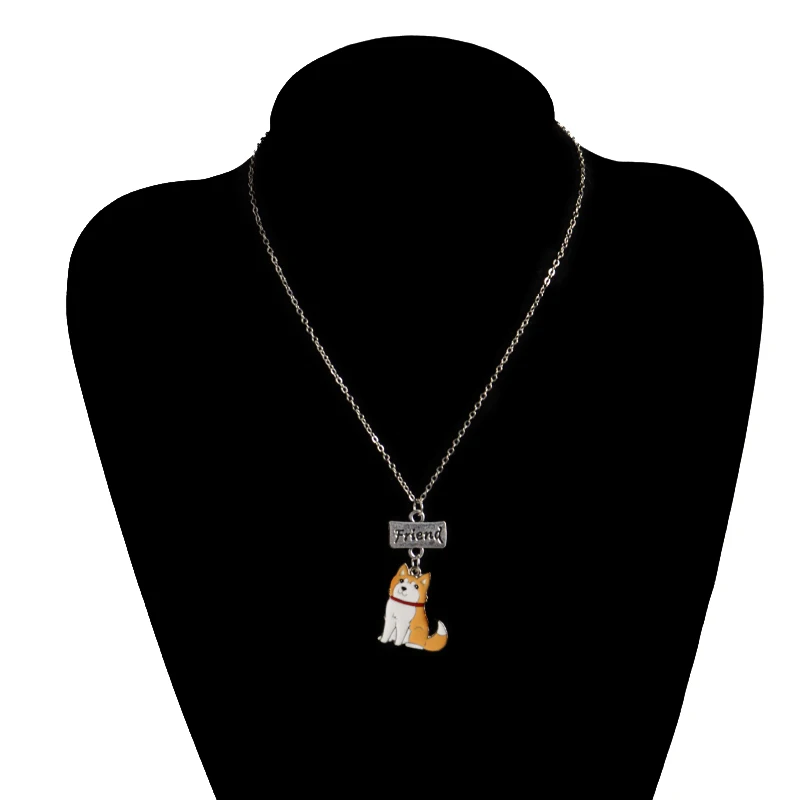 Ожерелье с подвеской Хаски из Аляски 2 шт./компл.|necklace for sisters|necklace diybest friend necklace |