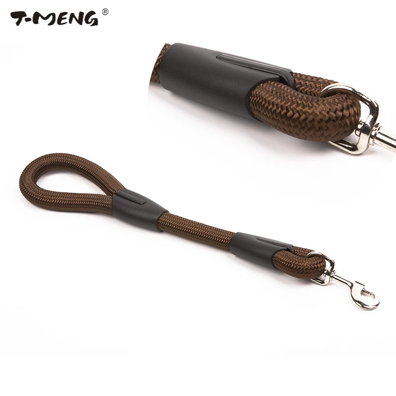 T-MENG 45CM Length Nylon Dog Leash Walking Training Leashes Goods For Pet Product Durable Collar Lead Strap Belt | Дом и сад