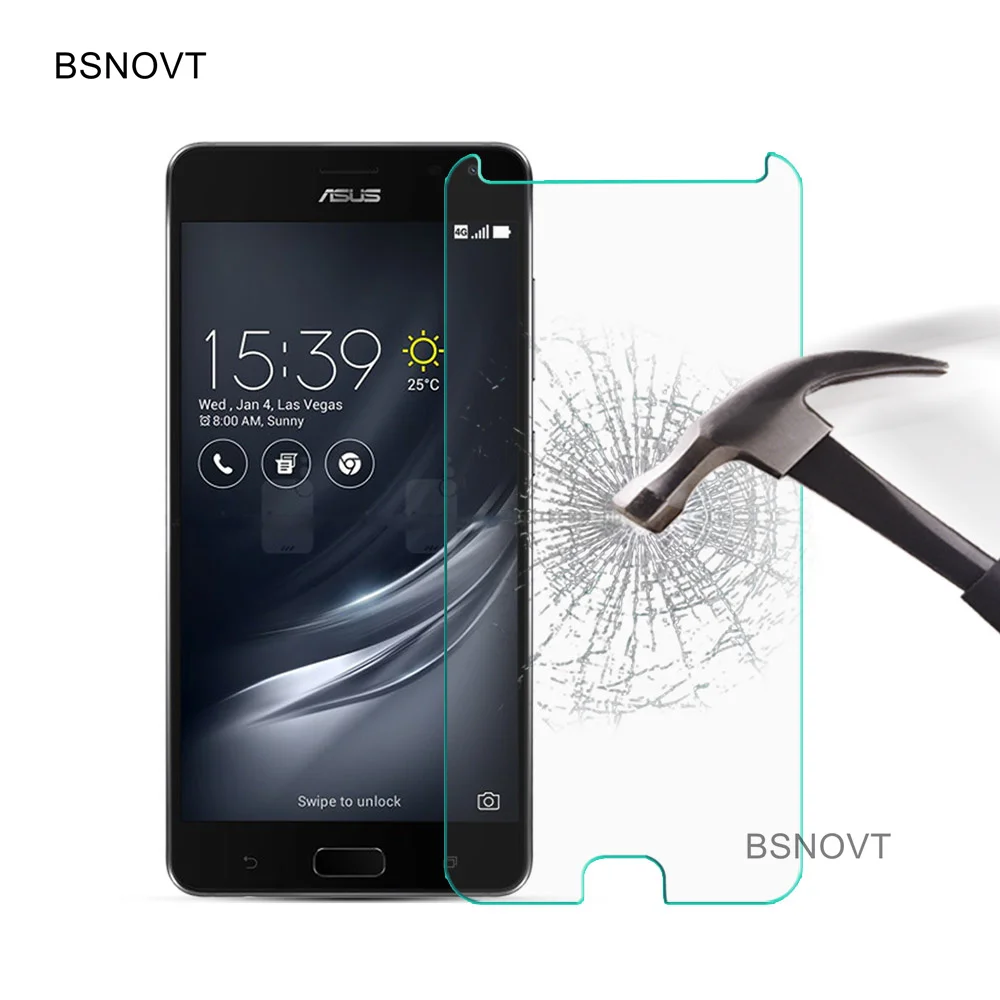 2 шт Стекло для Asus Zenfone AR ZS571KL Защитная пленка экрана телефона закаленное стекло