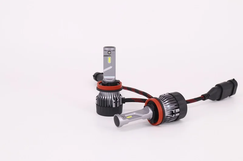 Новинка! PAMPSEE mini H7 Автомобильные светодиодные лампы H4 H11 H1 6500K 5000LM CSP Chips Auto светодиодная фара головного света автомобиля противотумансветильник ры DC 12V