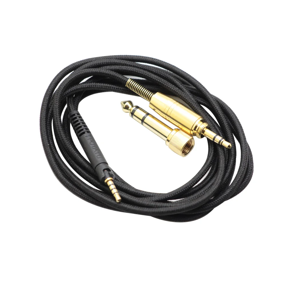 Посеребренный запасной аудиокабель для наушников Sennheiser HD598 HD558 HD518 HD 598 Hi Fi кабель