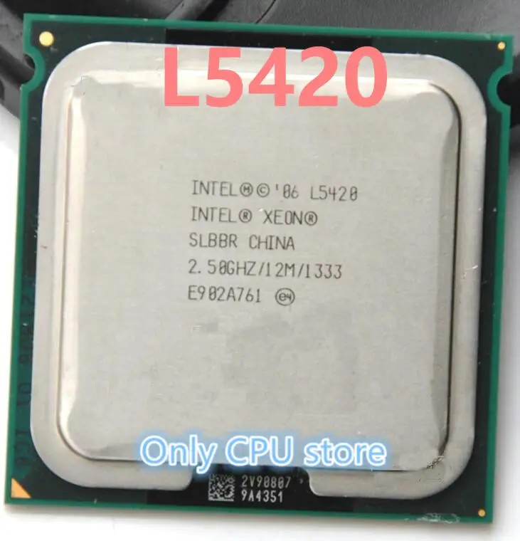 ЦП L5420 четырехъядерный процессор Intel Xeon 2 5 ГГц 12 МБ 1333 МГц разъем LGA771 серверный шт.