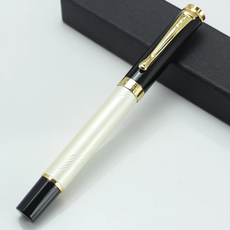 JINHAO 500 чернильная авторучка белого и золотого цвета на выбор 7 цветов перьевая