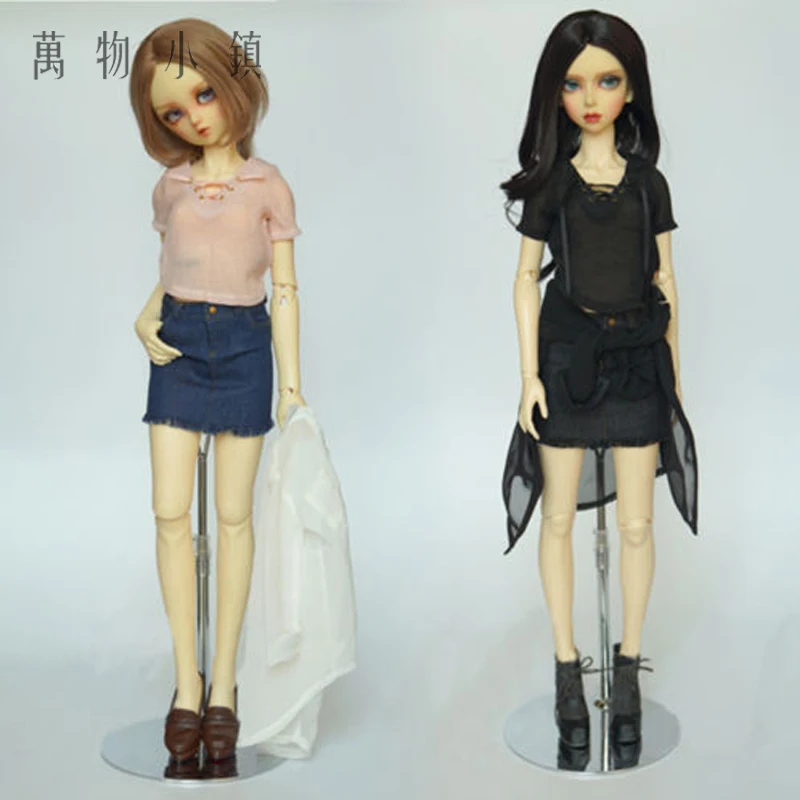 Новинка 1/3 SD DD BJD Doll Clothes темно синие/Черные милые короткие джинсовые юбки для