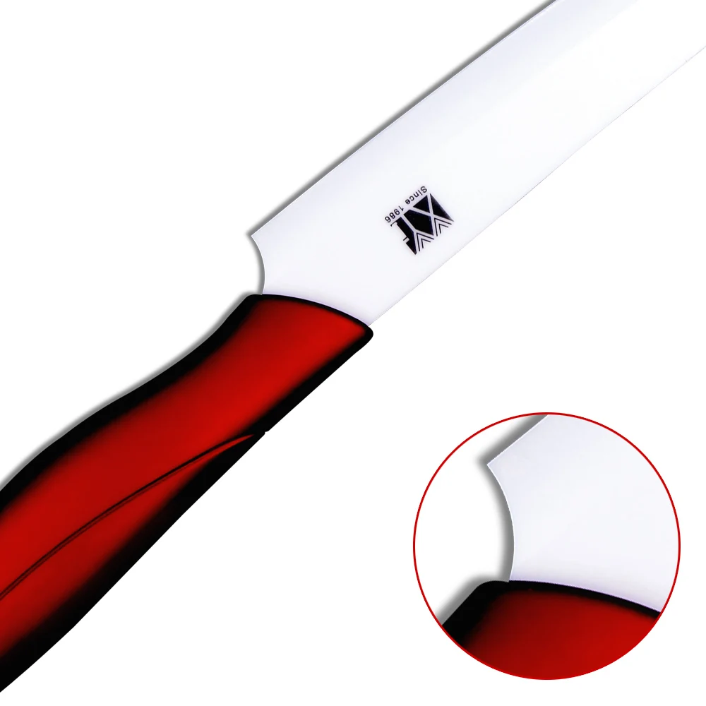 Высокое качество керамические ножи 4 дюймов утилита 5 нарезки из двух частей