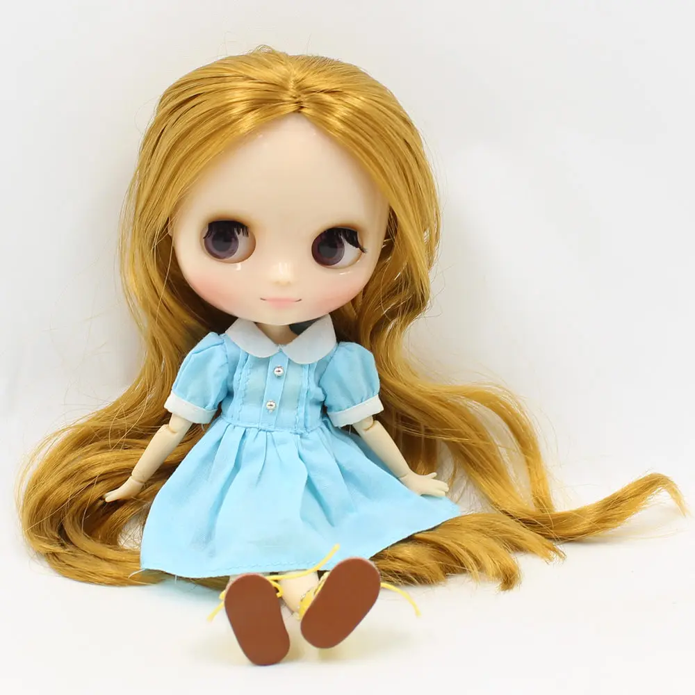 Кукла Middie blyth 210BL0635 золотистые длинные волосы без челки 20 см шарнирное тело