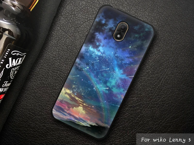 JURCHEN чехол с мультяшным принтом для телефона Wiko Lenny 5 Чехол Мягкий матовый Силиконовый из ТПУ задняя крышка для Wiko Lenny 5 Чехол Lenny5