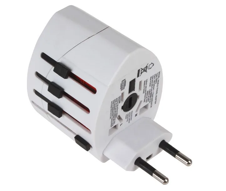 Адаптер питания Все в одном с 2 USB портами универсальное зарядное устройство для