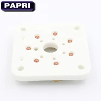 papri 1pcs ceramic b7a gold plated 7pin tube sockets audio hifi diy for 6c33 829b 3c33 3e29 832a