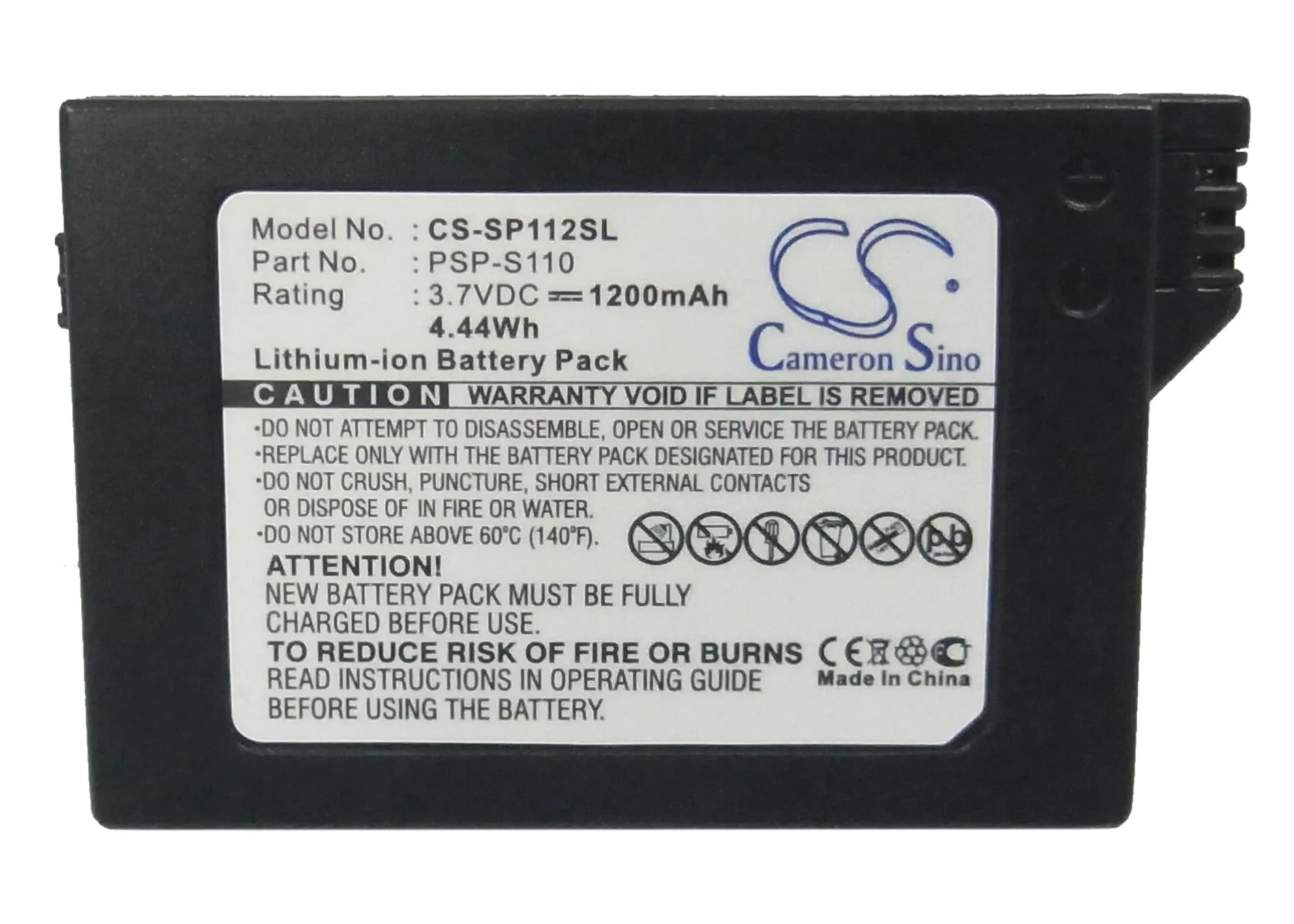 

Cameron Sino Wholesale Game PSP NDS Battery For SONY Lite,PSP 2th,PSP-2000,PSP-3000,PSP-3004,Silm (P/N PSP-S110 )