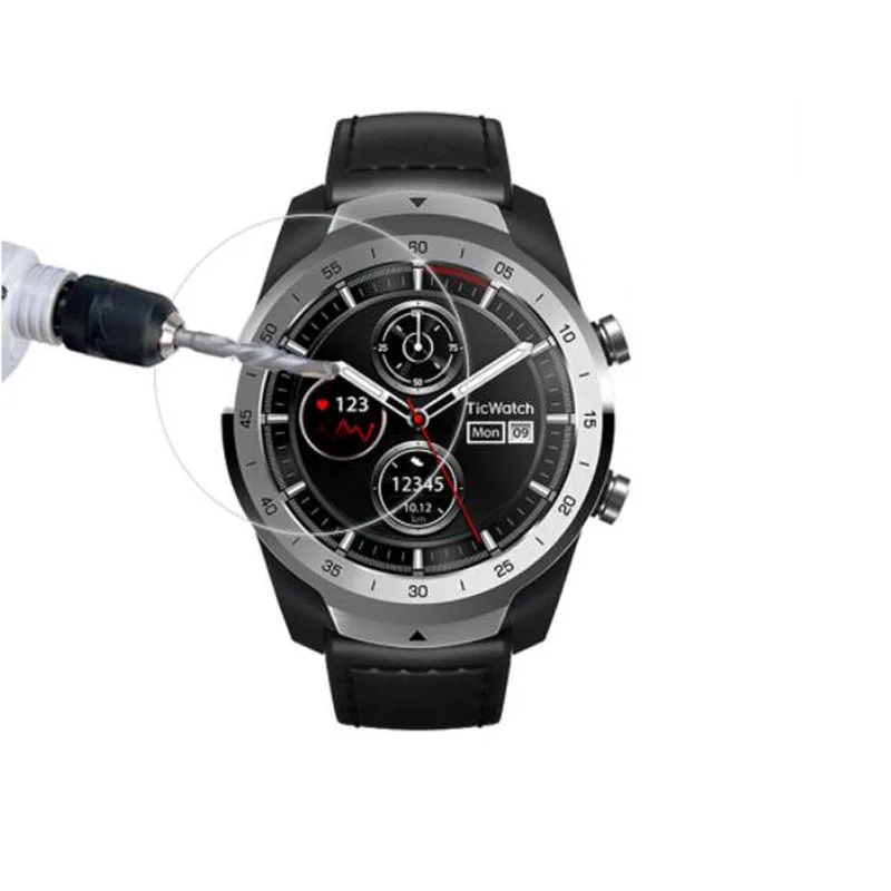 Для Tic Smart Watch TicWatch Pro Bluetooth Экран Защитная крышка Закаленное стекло пленка-! |