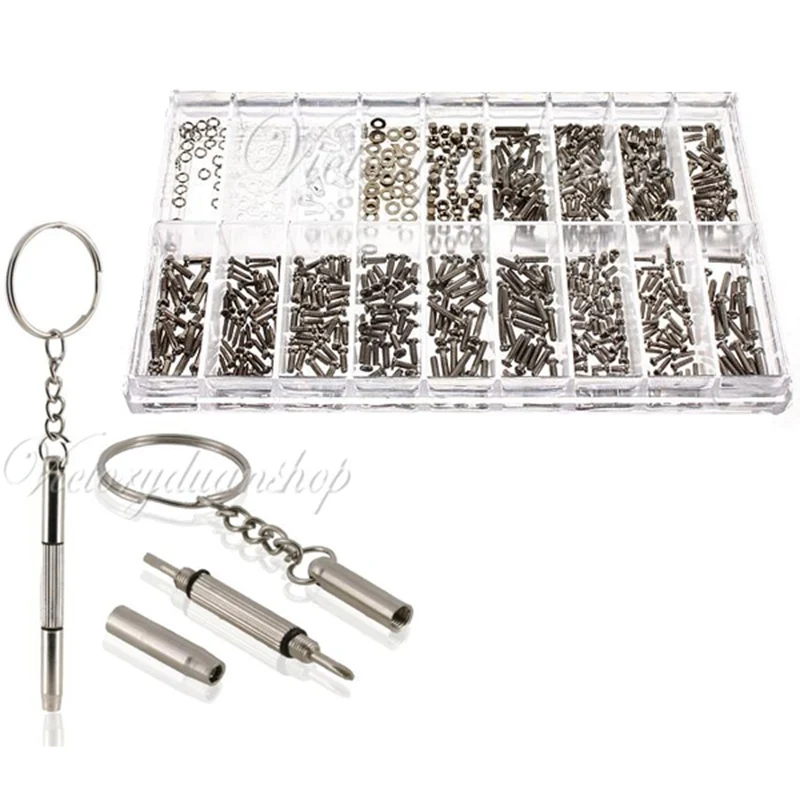 900 шт. в ассортименте крошечные очки солнцезащитные набор винтов инструментов