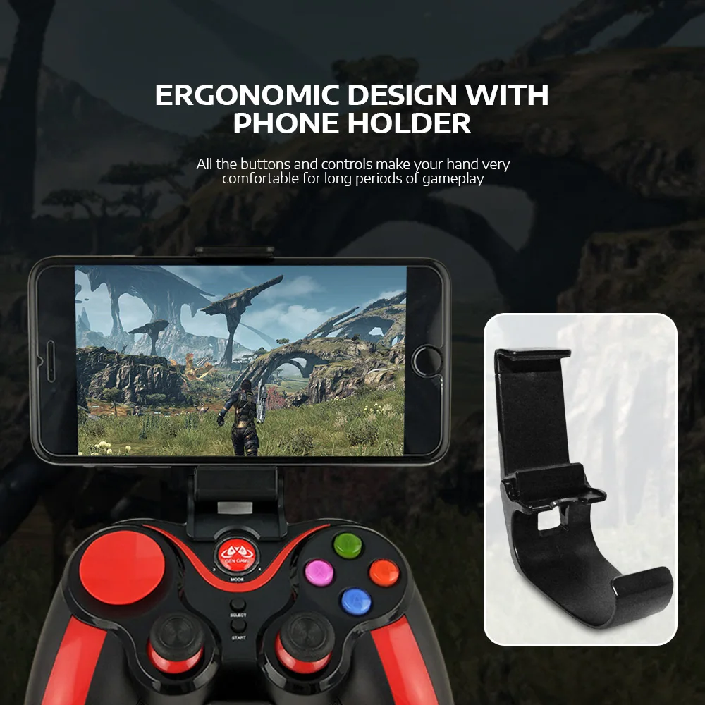Gen Game s5/S5 улучшенная версия беспроводной Bluetooth 3,0 геймпад джойстик игровой контроллер подключается к ПК через приемник геймпад
