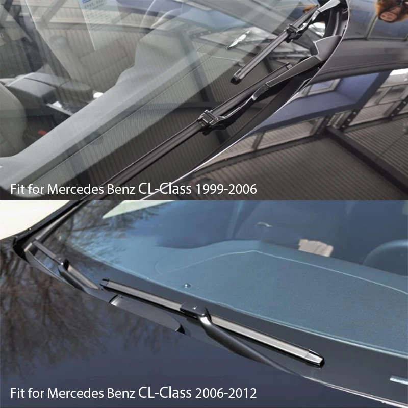 BACKAR 2pcs Front Windshield Wiper Blades For Mercedes Benz CL Class W215 W216 500 55 63 65 Accessories | Автомобили и мотоциклы