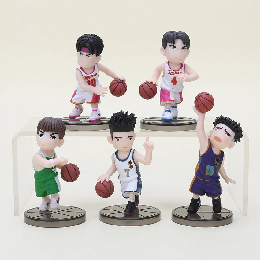 5 шт./лот Slam Dunk фигурки японского аниме ПВХ Фигурки игрушки модель фигурка