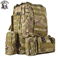 sinairsoft 50l molle tactical backpack multifunction high capacity assault travel military camouflage outdoor bag bags rucksack