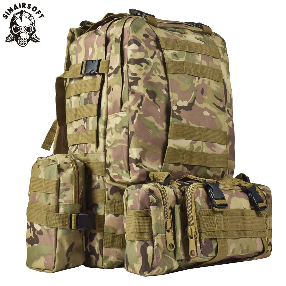 Sinairsoft 50L MOLLE мужчины рюкзак тактика мужской hik высокая производительность