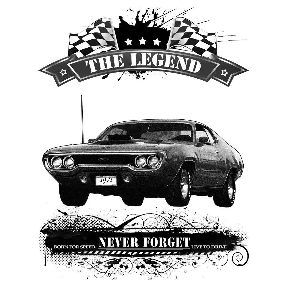 Британская Классическая легенда автомобиля Плимут Roadrunner 1969 Youngtimer Oldtimer Herren