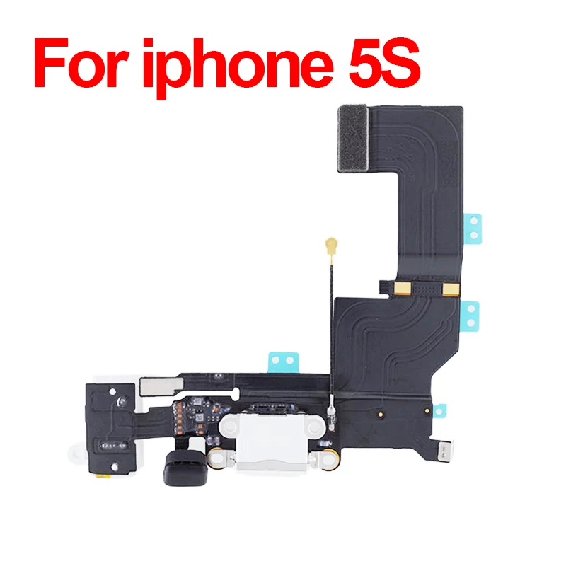 10 шт. оригинальный зарядный гибкий кабель для iPhone 5 5c 5S порт зарядного устройства