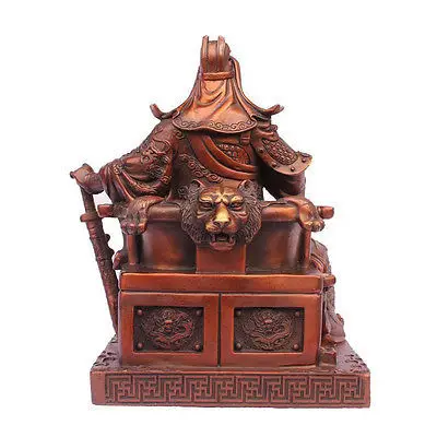 Большой латунный Маленький Китайский медный Дракон SCY Warrior Guan Gong/ Yu боевой флаг