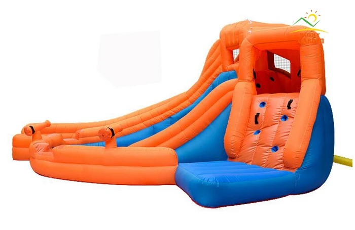 Семейный сад скалолазание горка надувная для улицы водная и стена скалолазания