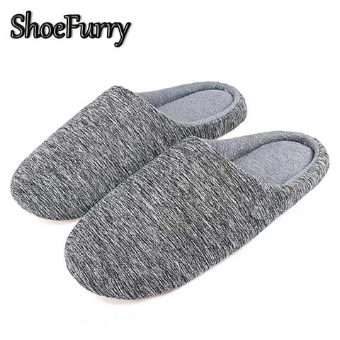 SBX-RCS Gray Зимняя мужская повседневная обувь; Домашние Нескользящие шлепанцы; тапочки для спальни; мужская хлопковая обувь; мужские теплые плюшевые Тапочки Мужчины Большой размер меховые тапочки Теплые пушистые ботинки снега - Цвет: SBX-RCS Gray