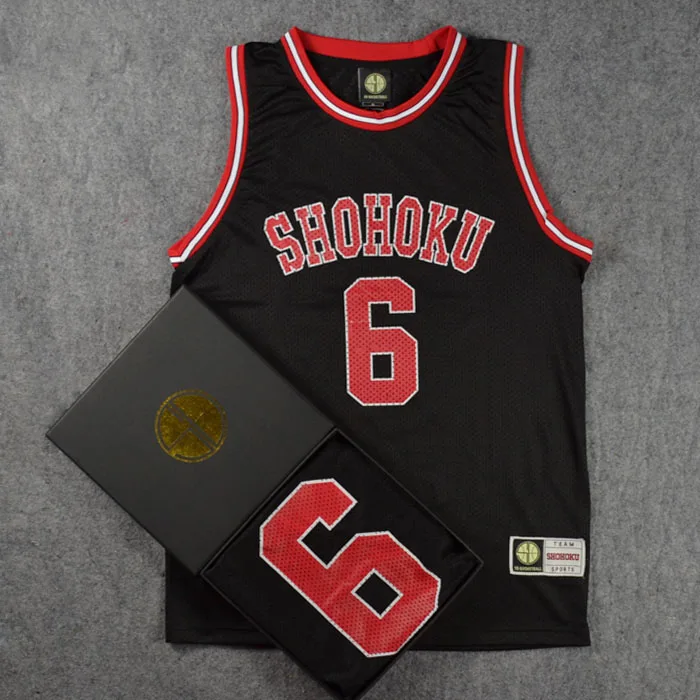 Костюм для косплея аниме Slam Dunk Shohoku из джерси с номером 6 Yasuharu Yasuda баскетбольной