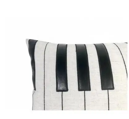 Простой современный льняной шпон в стиле ретро модель пианино 30 х50 мягкая