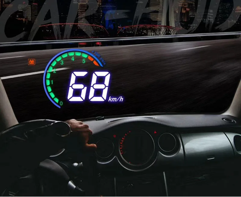EANOP A08 автомобильный HUD headup OBD2 Спидометр дисплей Windshild более скоростной проектор Цифровой детектор для Audi, renault, P