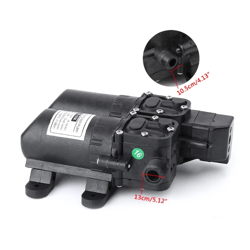 High Power Pressure Double Pump 12V DC Mini Electric Water Motor Machine W-store D20_E | Обустройство дома