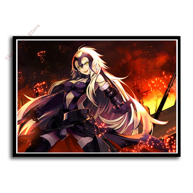 Бумажный постер с покрытием Fate/Grand Order красивые сексуальные аниме наклейки на
