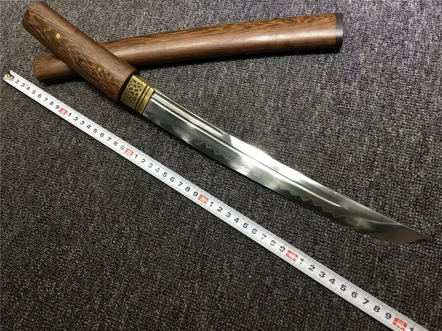 Уникальный японский короткий меч Wakizashi глина из закаленной стали T10|Мечи| |