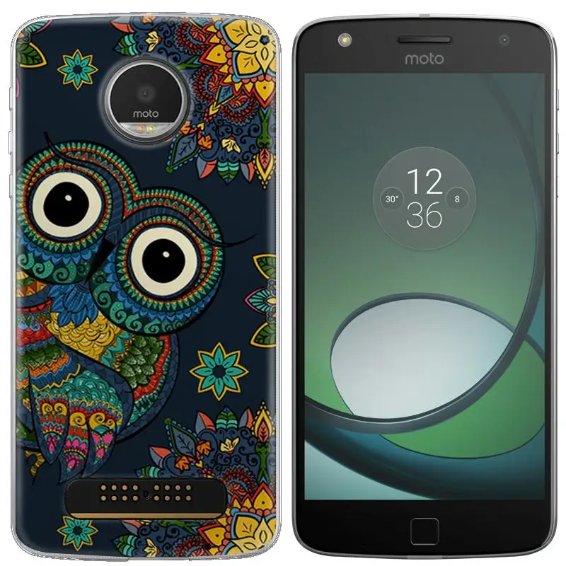 Чехол для телефона Motorola Moto Z Play/Moto Z Play Droid/MOTO Z Force 5,5 дюйма модный дизайнерский художественный мягкий чехол из ТПУ с рисунком - Цвет: 19