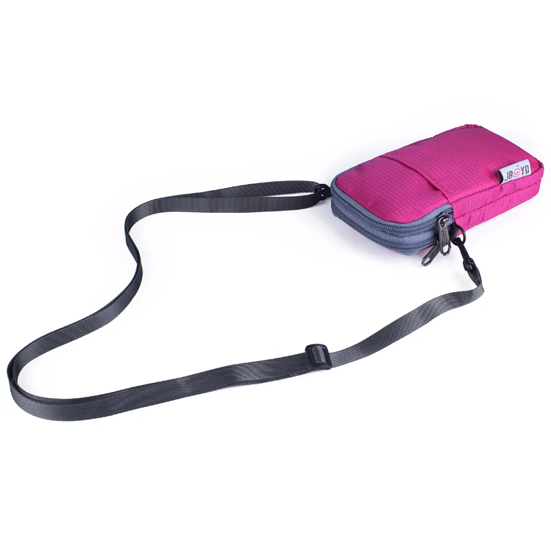 Нейлоновая сумка для мобильных телефонов мужчин и женщин компактная кожаная