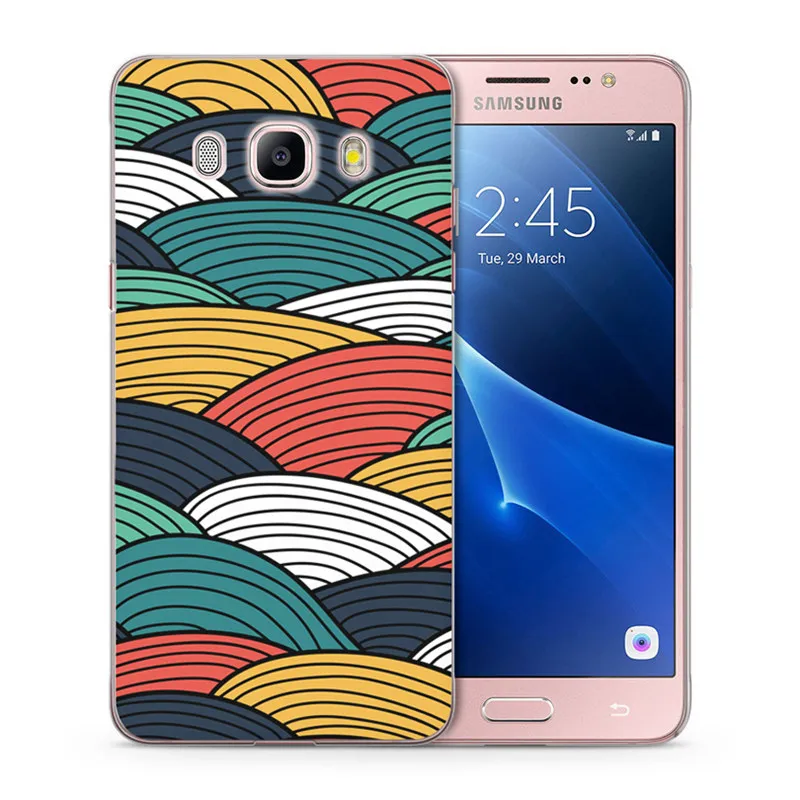 Модный Стильный чехол для телефона цветной Samsung Galaxy A3 A5 2017 S8 S8plus Note 8 из ТПУ с