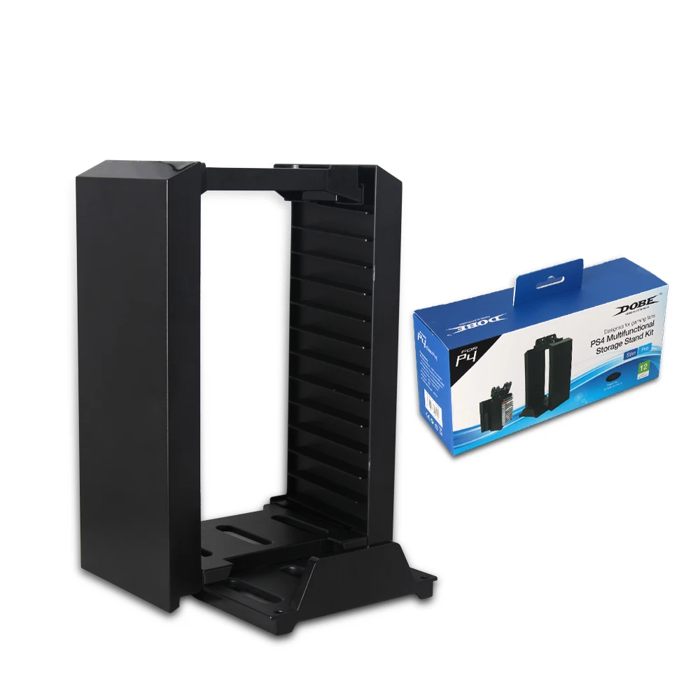 Новинка 2016 Многофункциональная подставка для хранения дисков Playstation 4 Slim