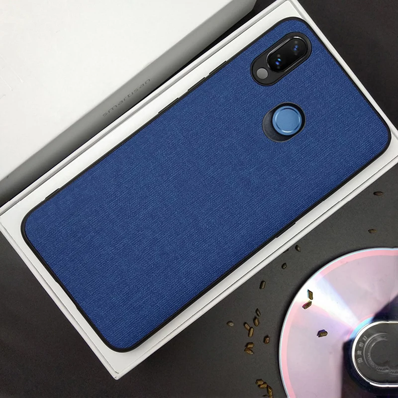6.3&quot For Huawei Nova 3 Silicone Case Cover Bumper Fabric Nova3 TPU Soft Silicon Inside Cotton Cloth Outside shell | Мобильные