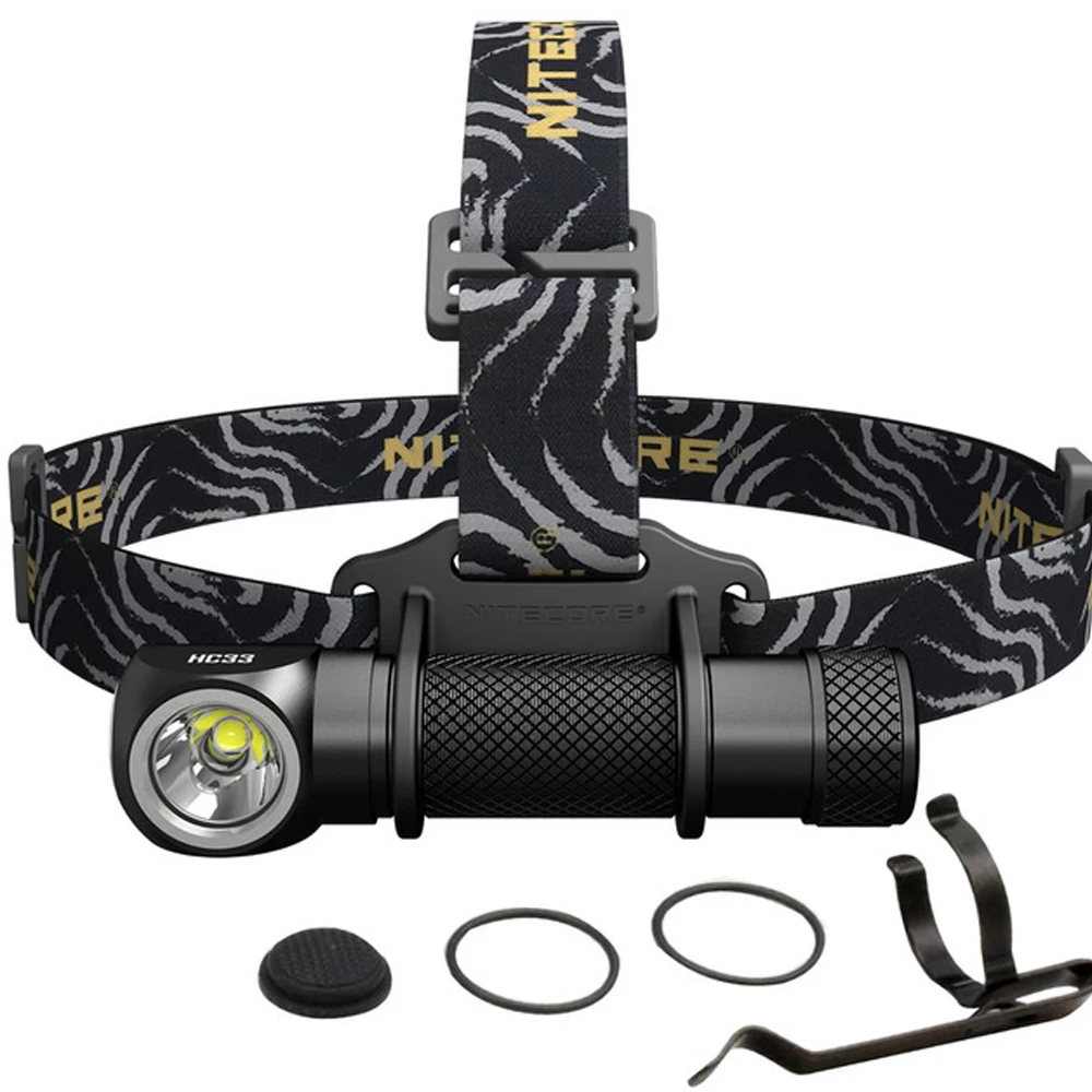 Налобный фонарь NITECORE HC33 XHP35 светодиодный max 1800 люмен налобный для занятий спортом